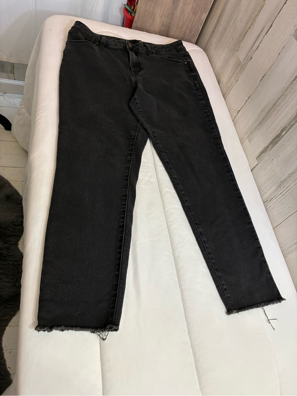 1822 Denim Women's Black Straight Leg Jeans Sz 12